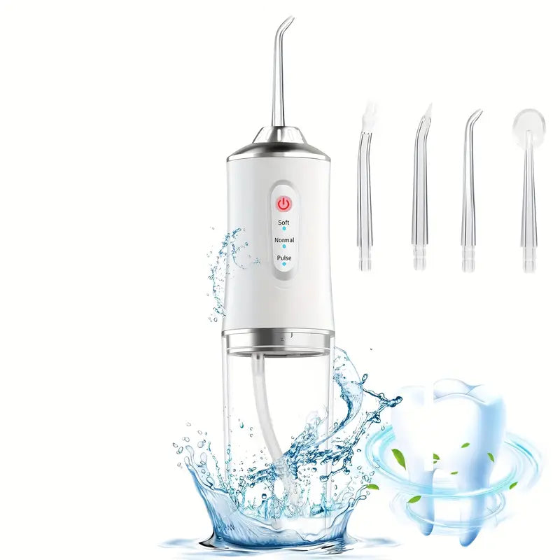 AquaPulse™ Portable Water Flosser – For a Whiter, Healthier Smile