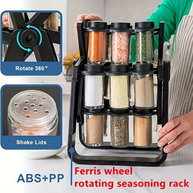 18 Jar Rotating Spice Rack