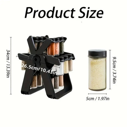 18 Jar Rotating Spice Rack