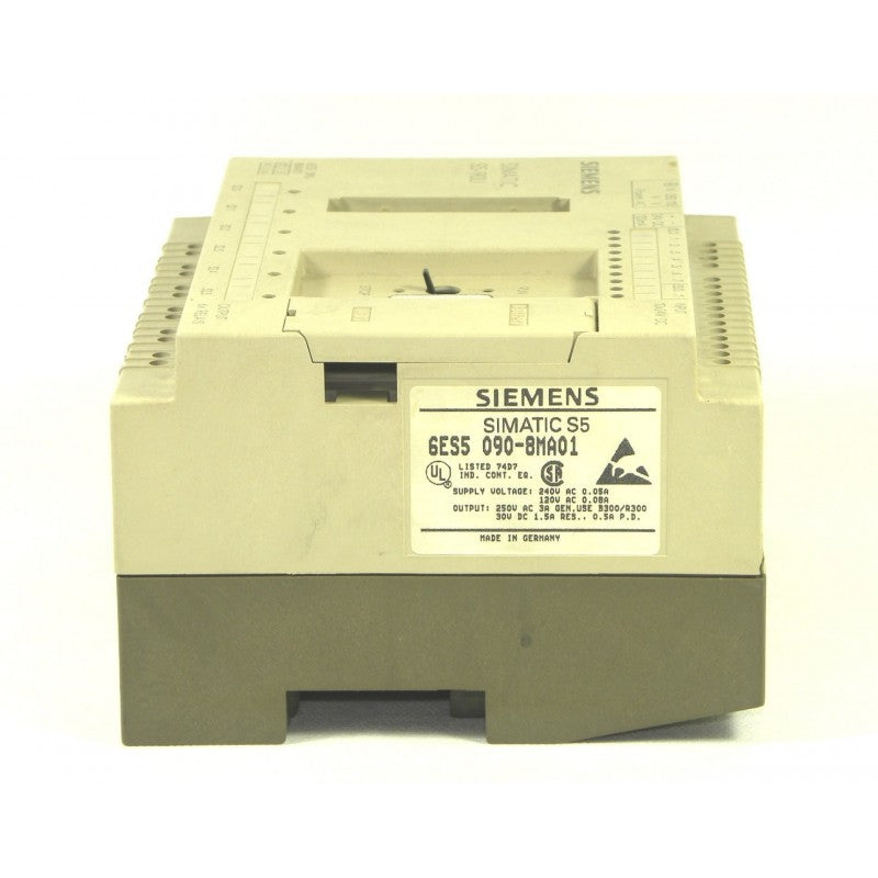 Industrial SIMATIC S5, Compact unit S5-90U with enclosed battery 10DE 24V, 6 relay outputs MAINS VOLTAGE CONNECTION 115/230 V