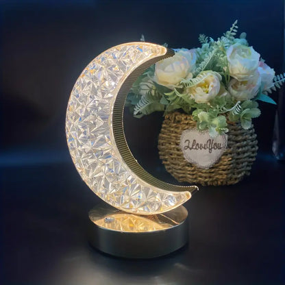 Crystal Moon Lamp